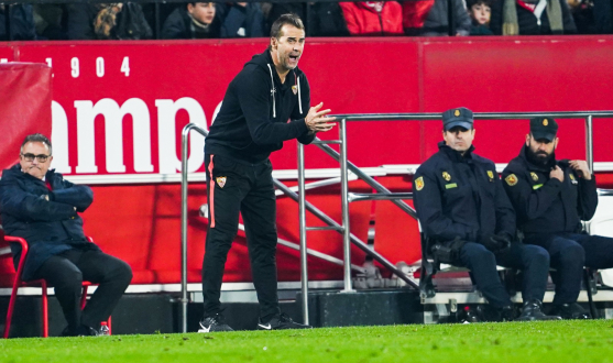 Julen Lopetegui during the game against Athletic Club in the Sánchez-Pizjuán