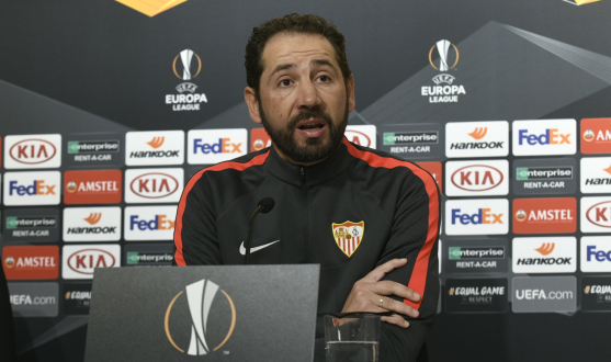 Pablo Machín in the press conference
