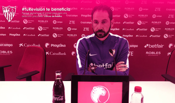 Pablo Machín, manager of Sevilla FC