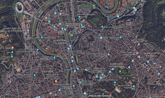 Map of Roma