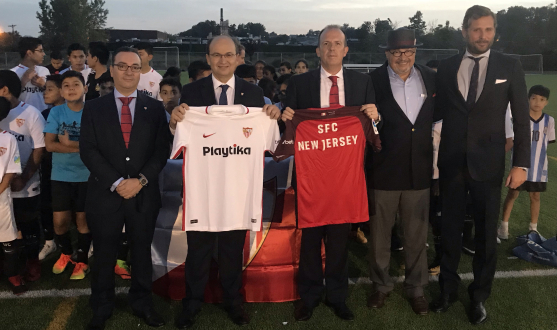 Inauguration of the SFC Soccer Academy in Newark