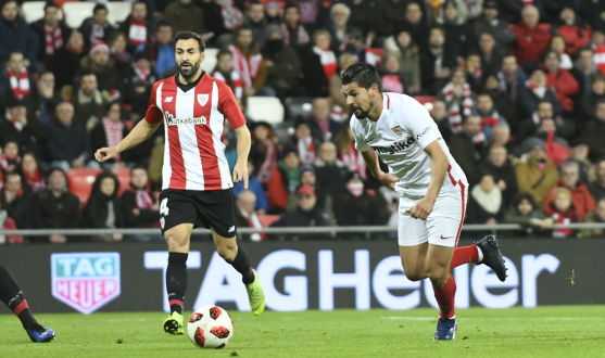 Nolito of Sevilla FC against Athletic Club