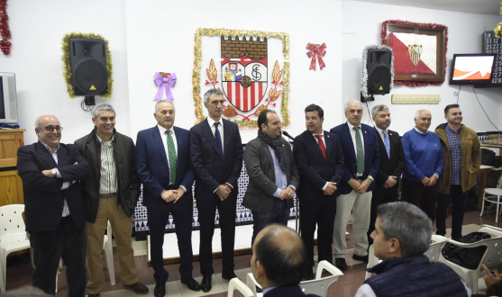 Acto de Cordialidad entre Sevilla y Betis en la PS La Algaba