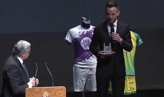 Rakitic, en los III Premios Palabra de Fútbol