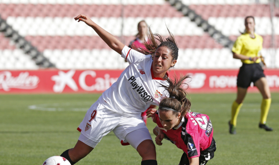 Oliva Polvillo jugadora del Sevilla FC Femenino