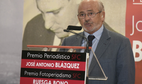 Paco Pérez en su discurso 