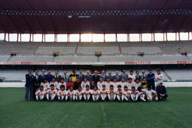 Plantilla Sevilla FC Temporada 1981/1982