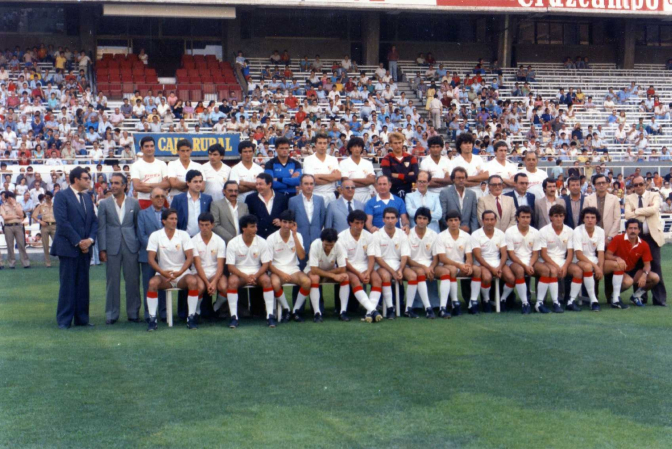 Plantilla Sevilla FC Temporada 1984/1985