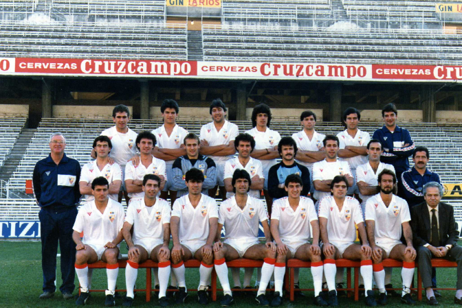 Plantilla Sevilla FC Temporada 1986/1987