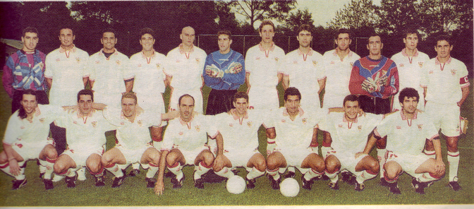 Plantilla Sevilla FC Temporada 1996/1997