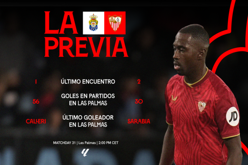 Previa del partido UD Las Palmas-Sevilla FC
