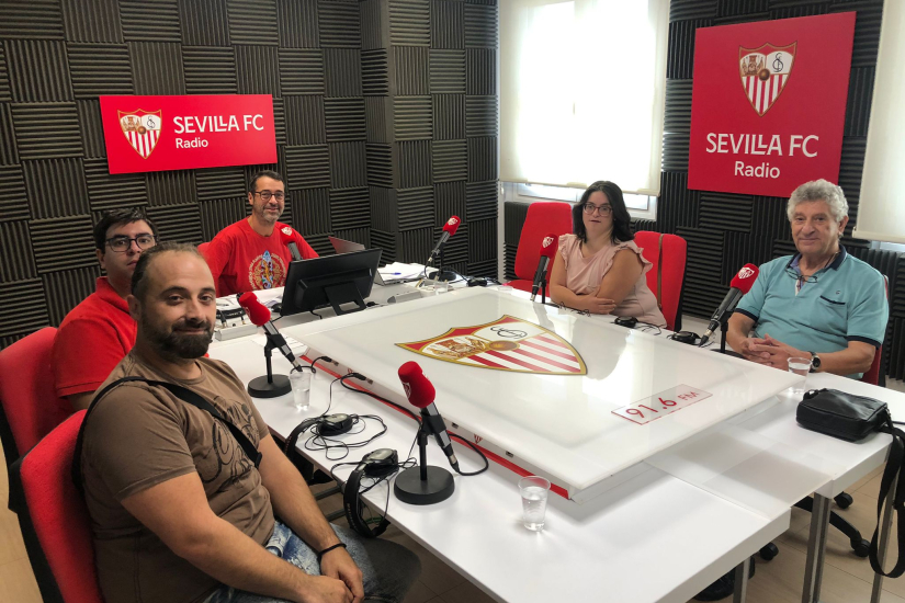 ASPANRI en su visita a Sevilla FC Radio