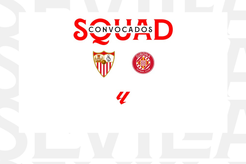 Lista de convocados del Sevilla FC ante el Girona FC