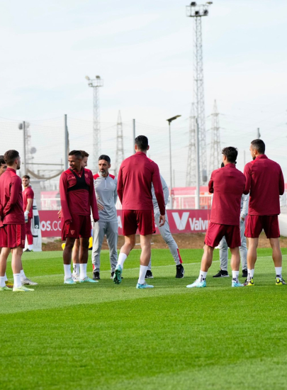 Entrenamiento del Sevilla FC del 25 de noviembre