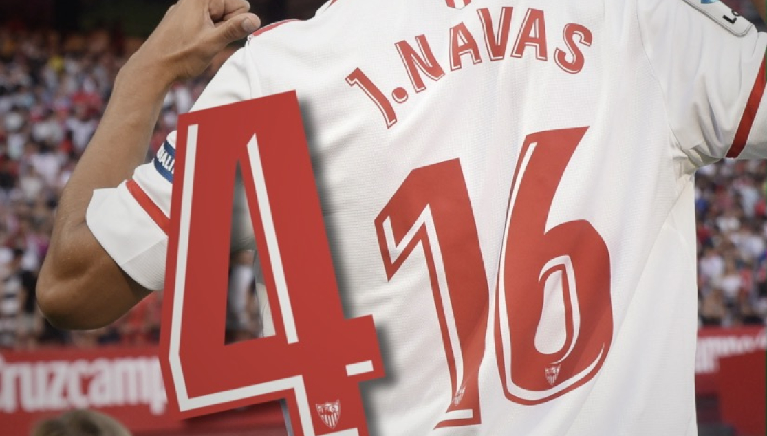 Jesús Navas, 416 partidos con el Sevilla FC