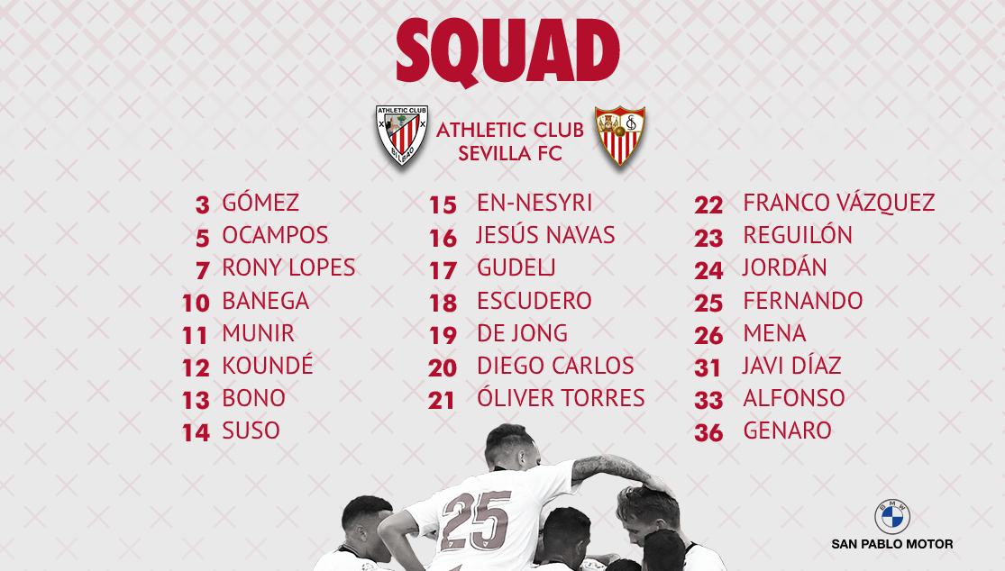 Squad for Athletic Club (A)