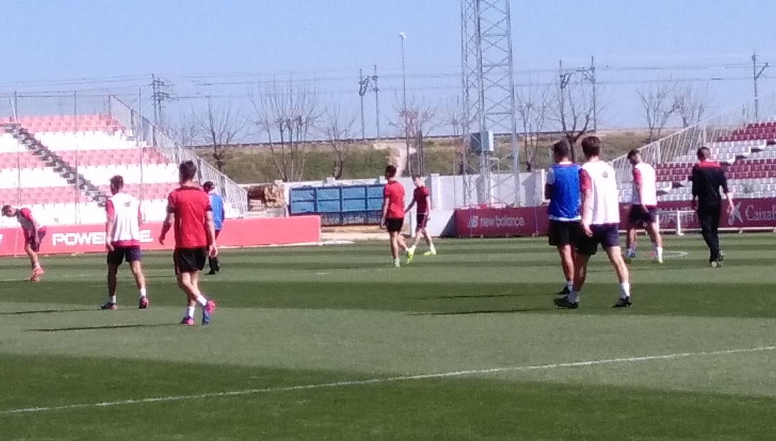 Entrenamiento 9 de marzo del Sevilla FC