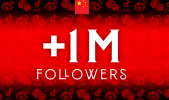A million followers on Chinese social media platforms