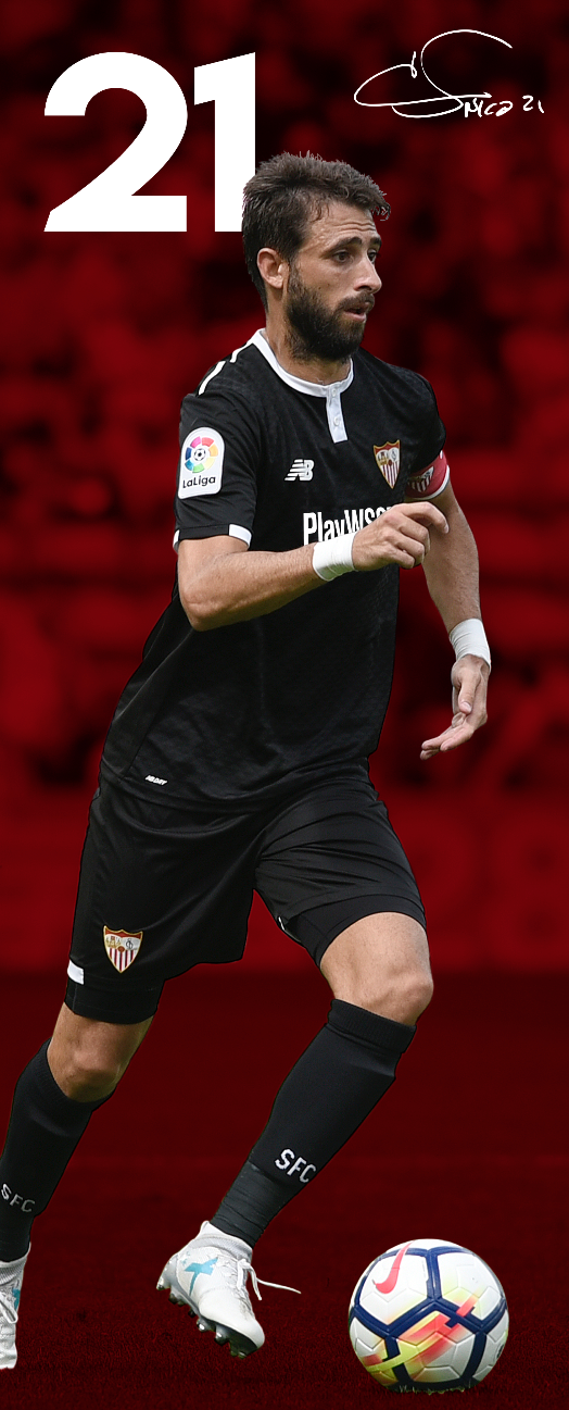 Fotografía de Nico Pareja, jugador del Sevilla FC temporada 17/18